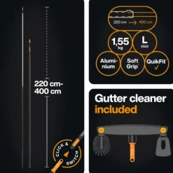 OneClick takrennerenser med skaft-Fiskars Best