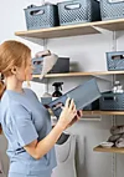 Oppbevaringsboks M Grå-Smartstore Sale
