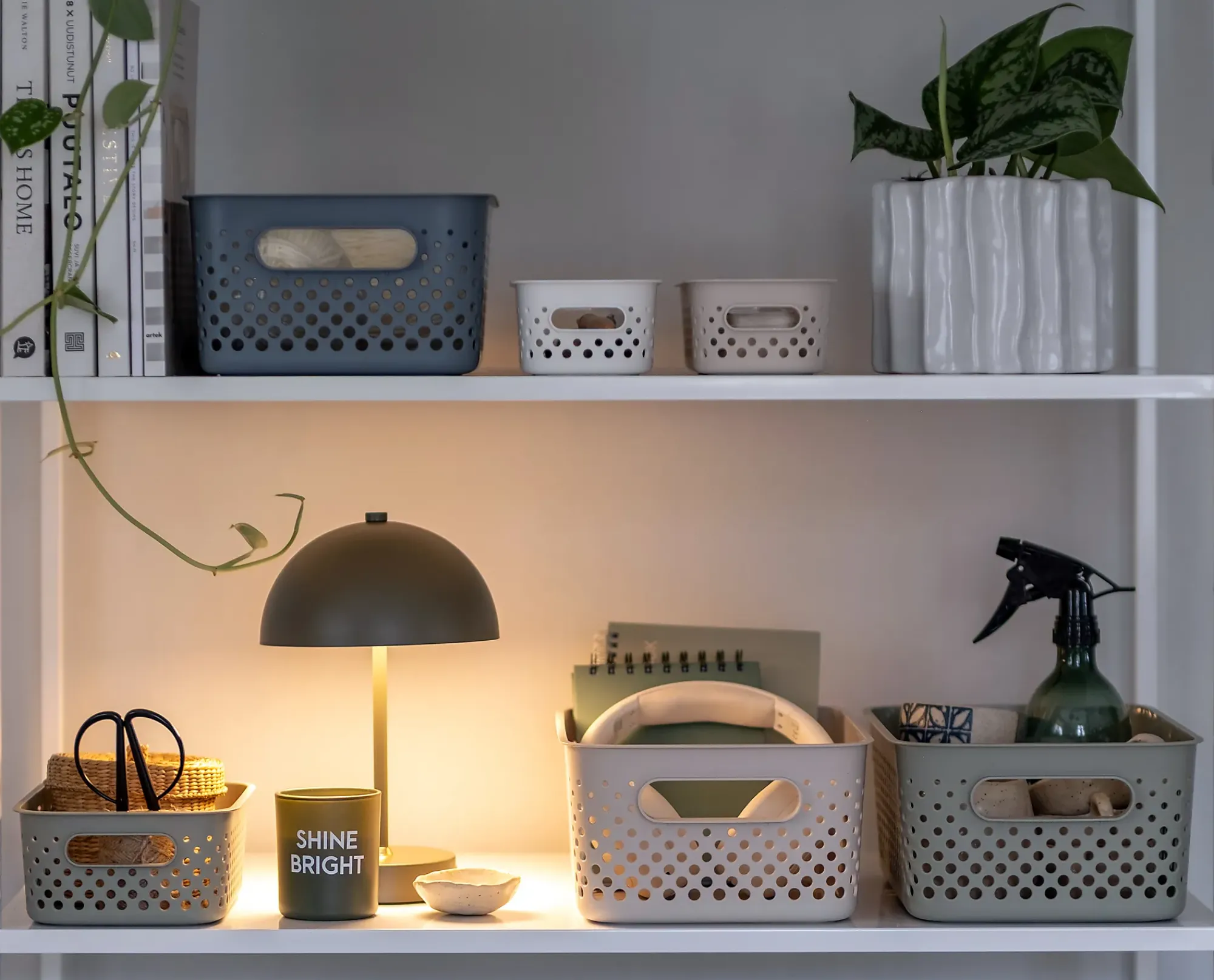 Oppbevaringsboks M Lys Grønn-Smartstore Sale
