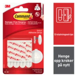 Opphengsstrips refill 34kg 10stk-Command Hot
