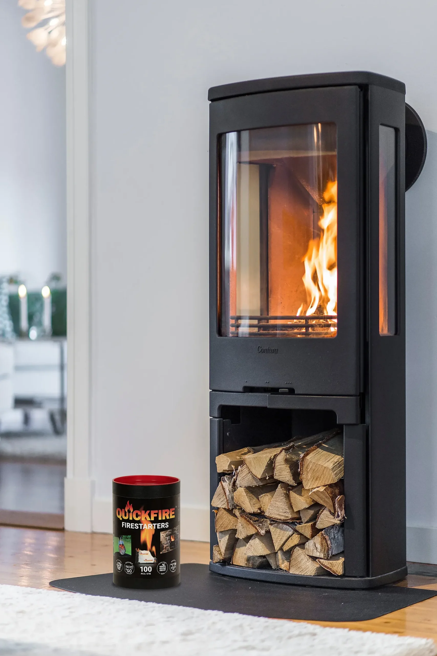 Opptenningsposer hvite 100stk-Quickfire New