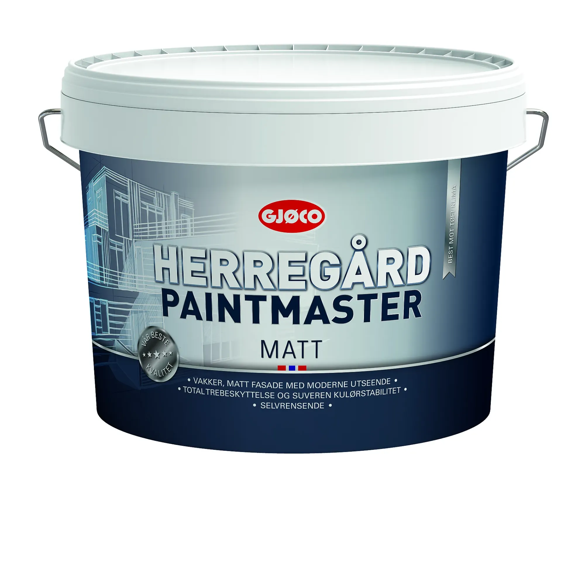 Paintmaster oksydrød base 9l-Gjøco Best