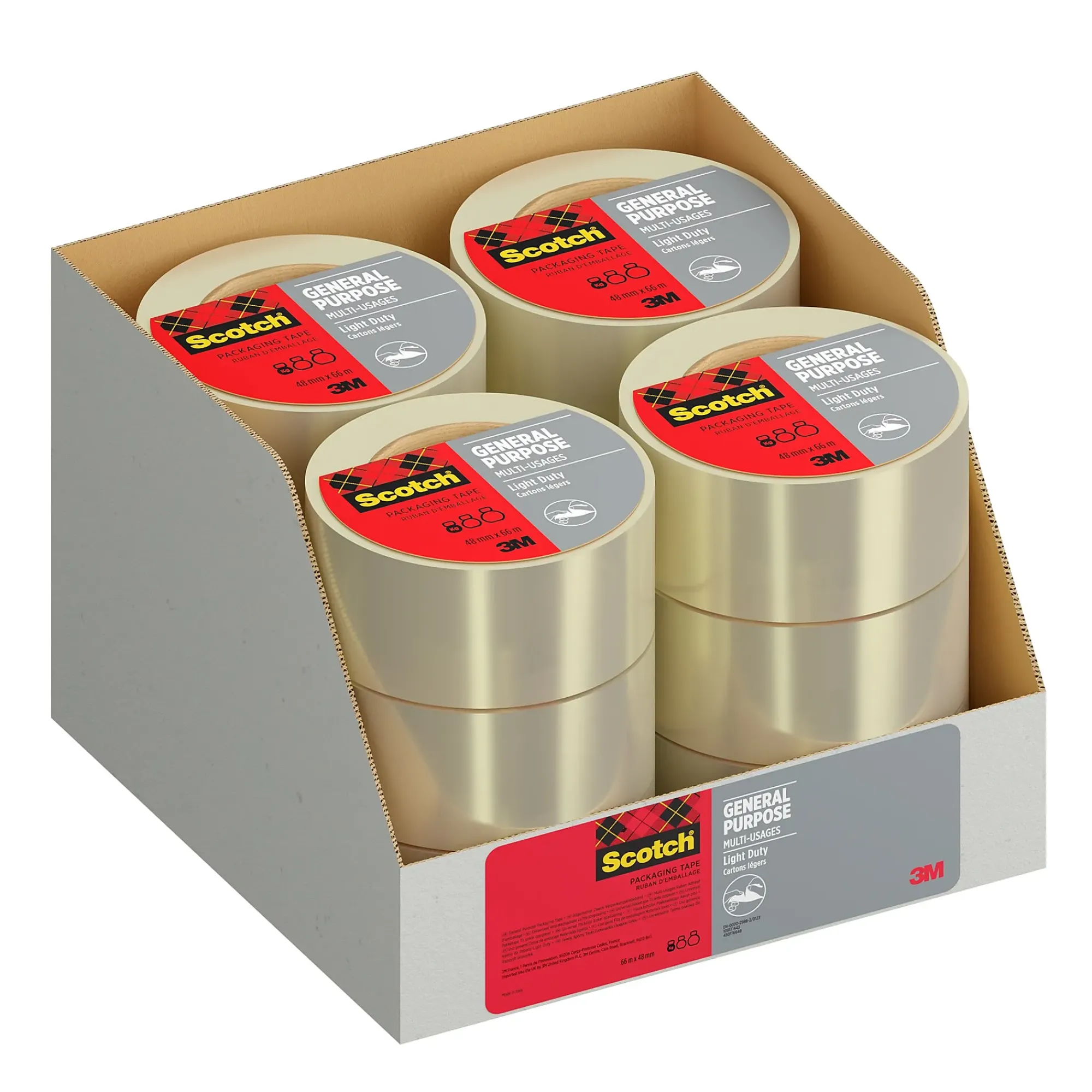 Pakketape 48mmx66m-3m Hot