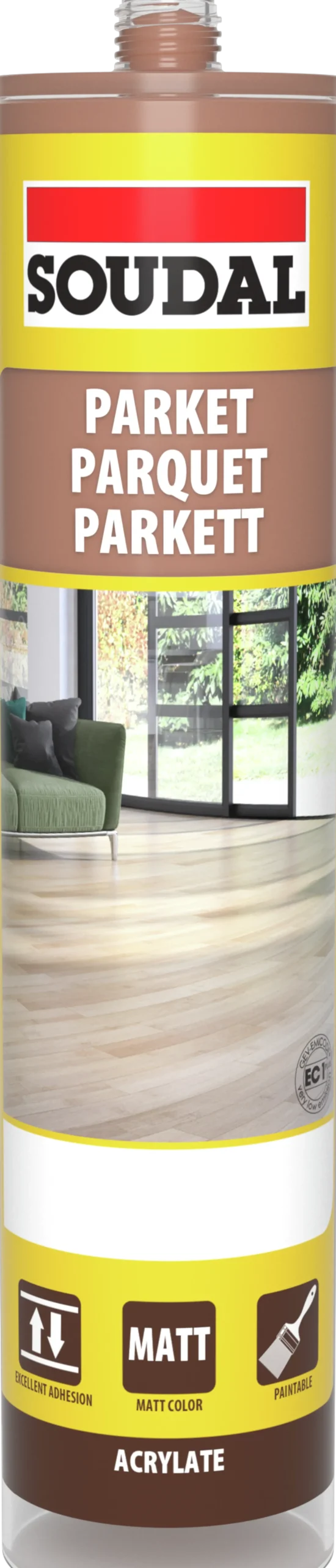 Parkettkitt teak/merbau 300ml-Soudal Sale