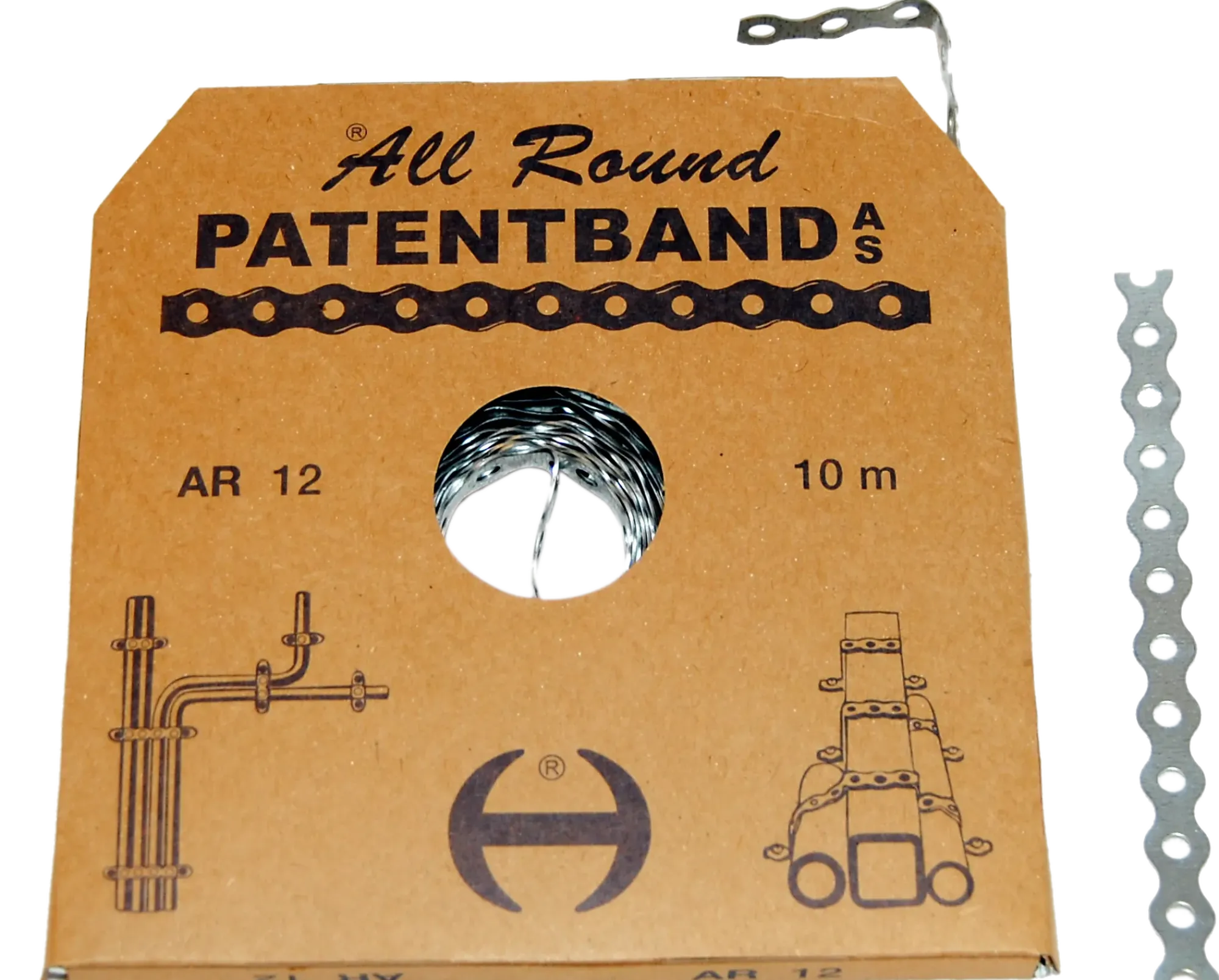 Patentband 1012 AR12mmx10m-Christiania byggteknikk Hot