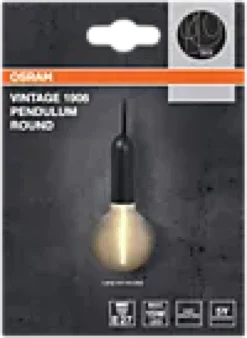 Pendellampe Pendulum E27 Rund Sort-Osram New