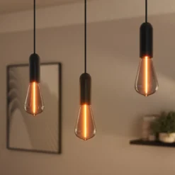 Pendellampe Pendulum E27 Rund Sort-Osram New