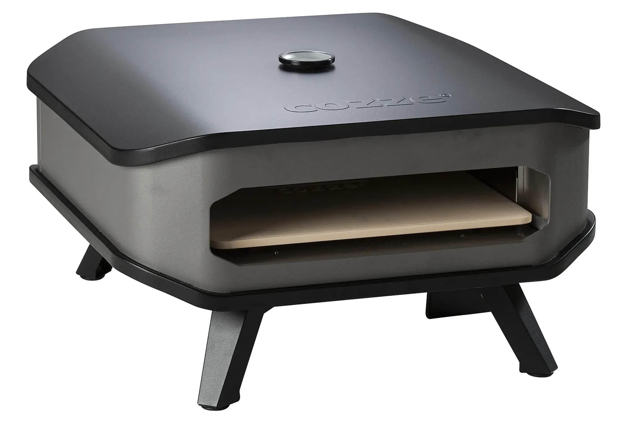 Pizzaovn 13" gass med termometer"-Cozze Hot