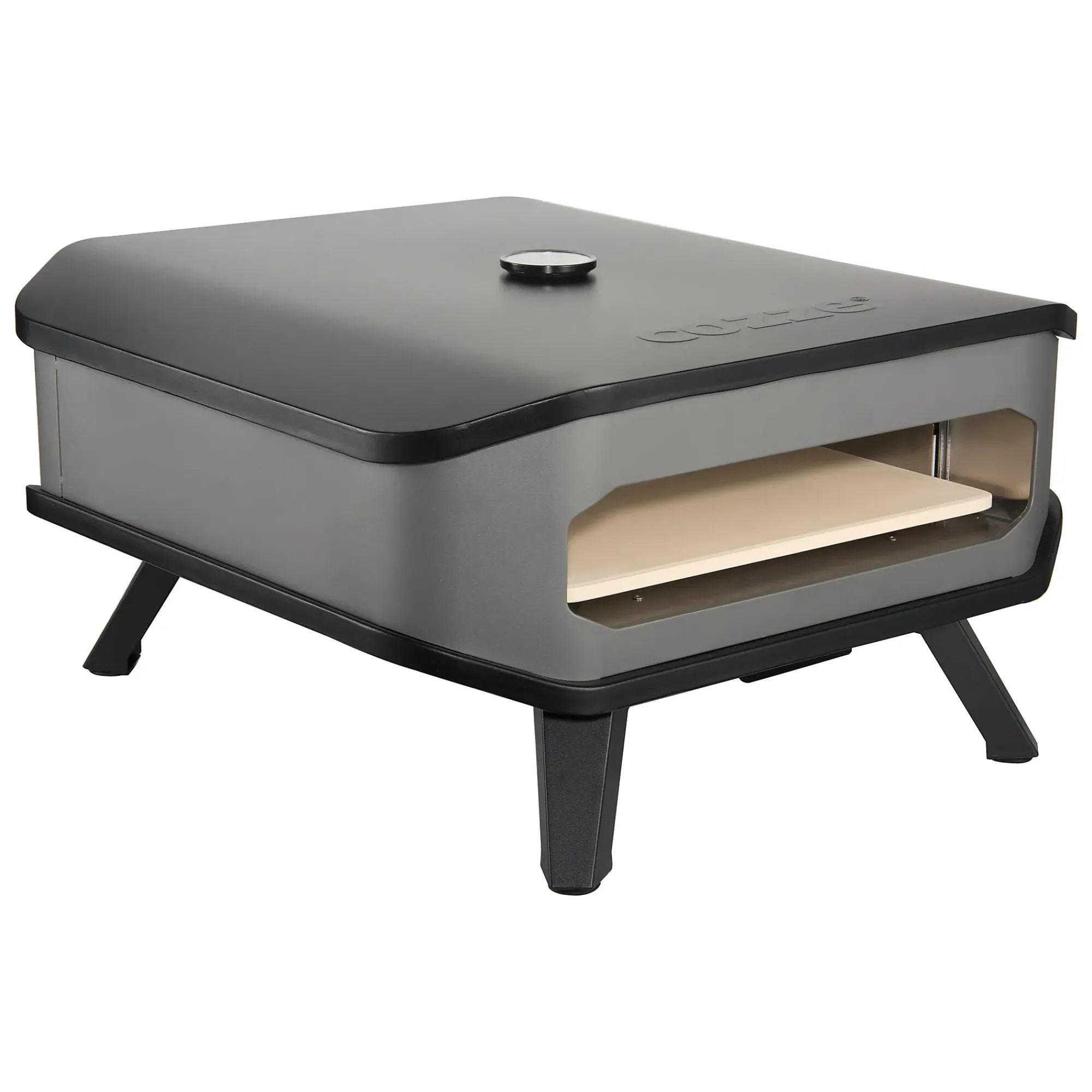 Pizzaovn 13" gass med termometer"-Cozze Hot