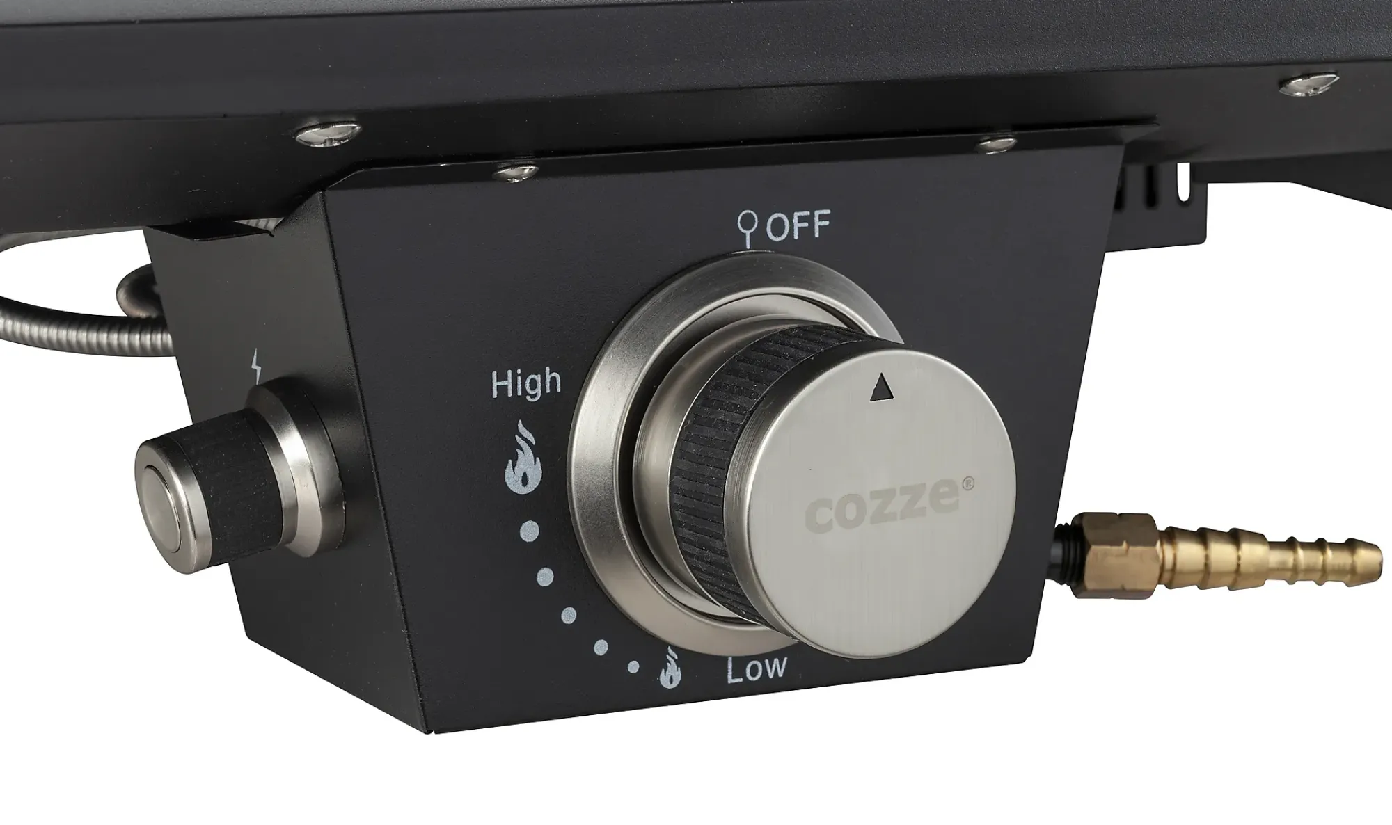 Pizzaovn 13" gass med termometer"-Cozze Hot