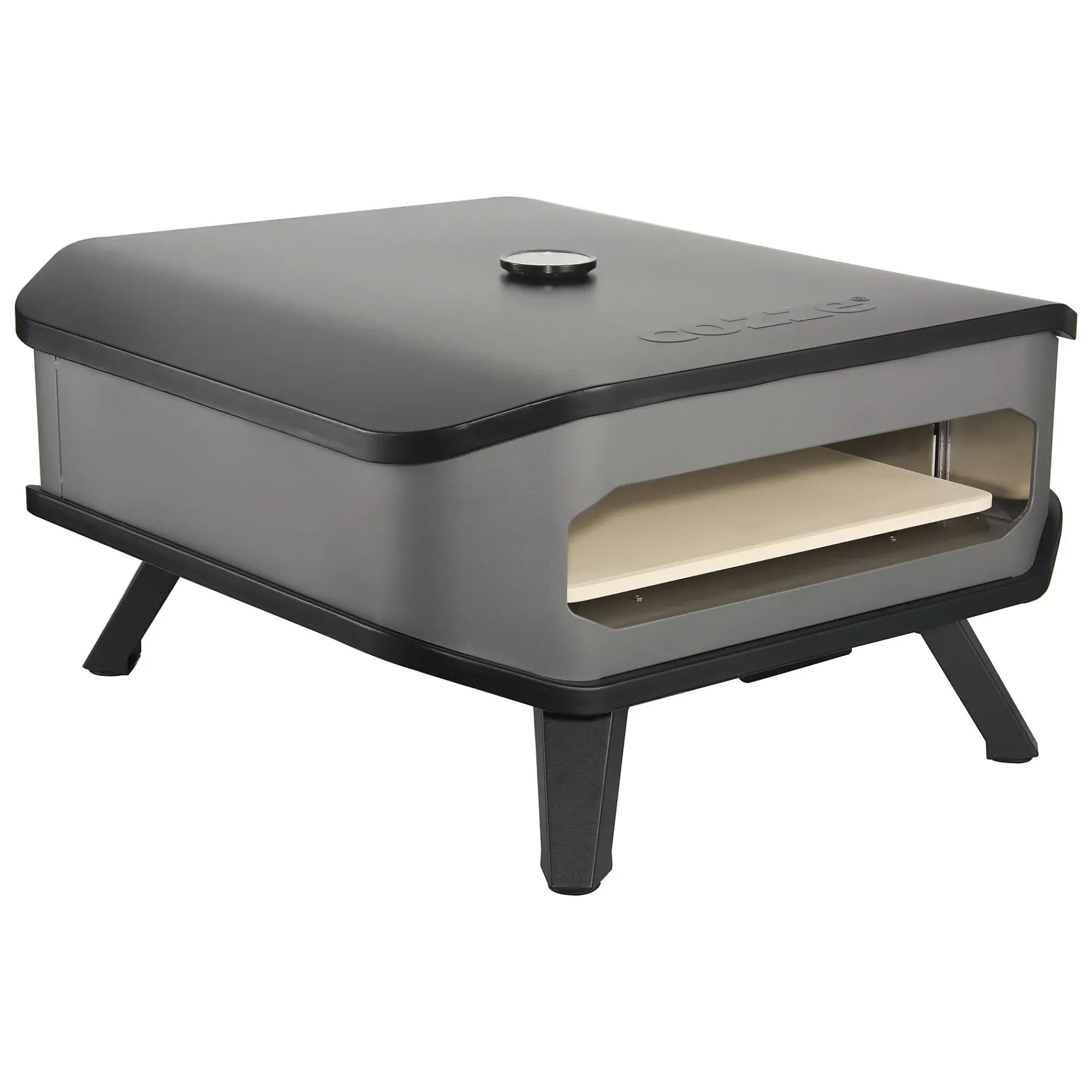 Pizzaovn 13" gass med termometer"-Cozze Hot