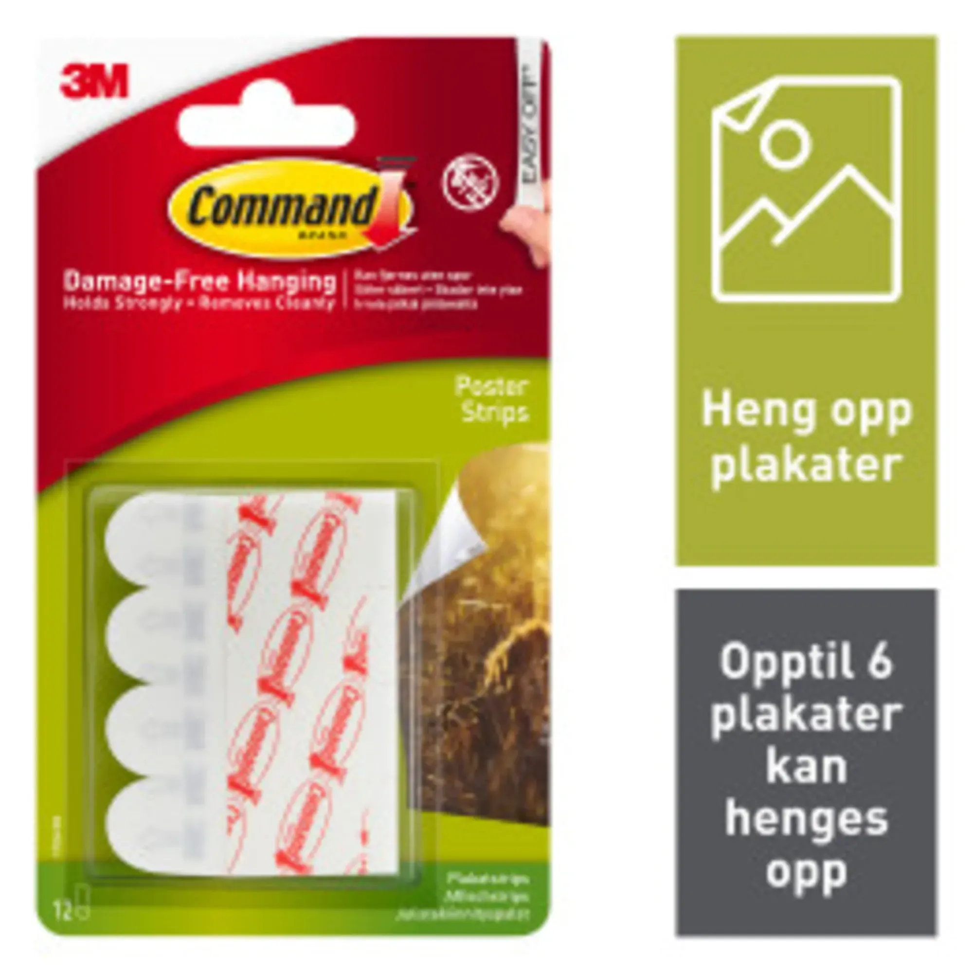 Plakatstrips 12 strips-Command Best