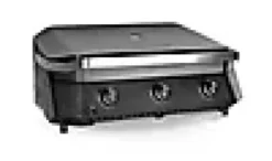 Plancha G-800 med lokk og tre gassbrennere-Cozze Hot