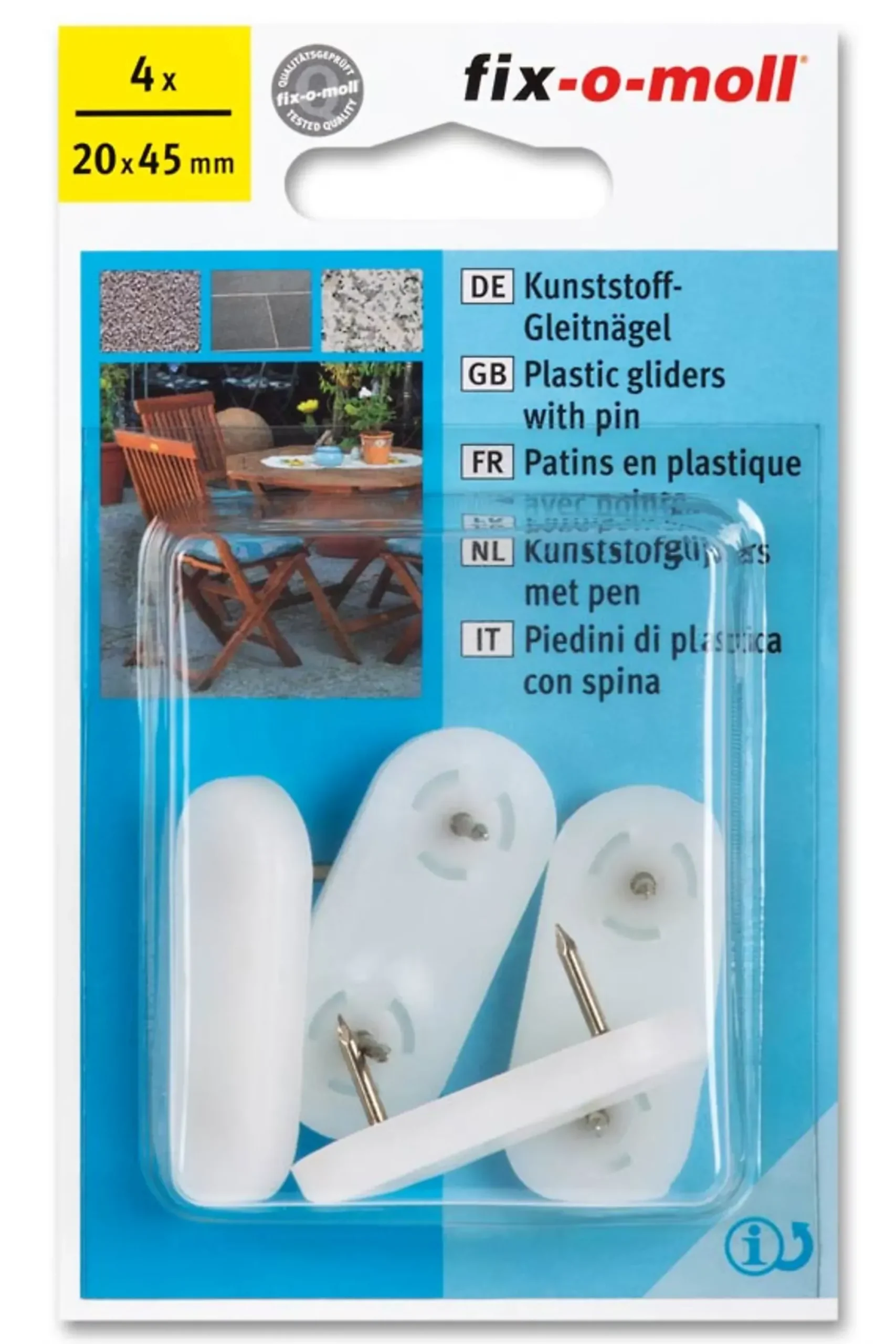 Plastknotter 45x20mm-Fix O Moll Discount
