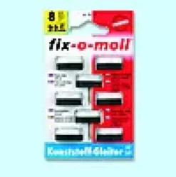 Plastknott m/stift 18mm hvit til harde gulv-Fix O Moll Discount
