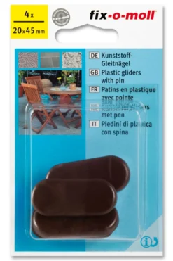 Plaststift for hagemøbler i tre 45x20mm-Fix O Moll Outlet