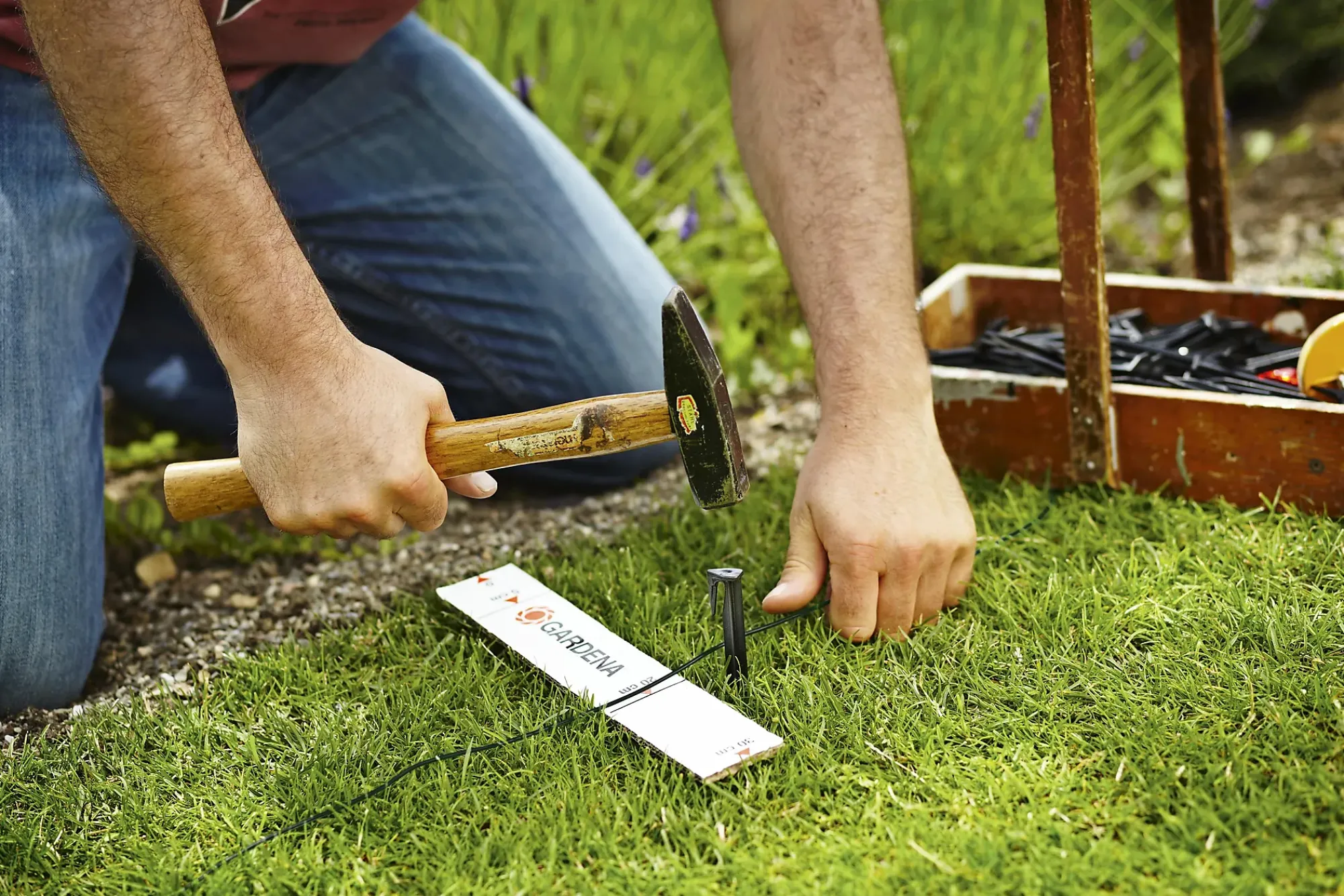 Plugger til begrensingskabel robotklipper 100stk-Gardena Clearance