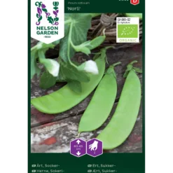 PORSJONSFRØ ERT, SUKKER-, NORLI, ORGANIC-Nelson garden Discount