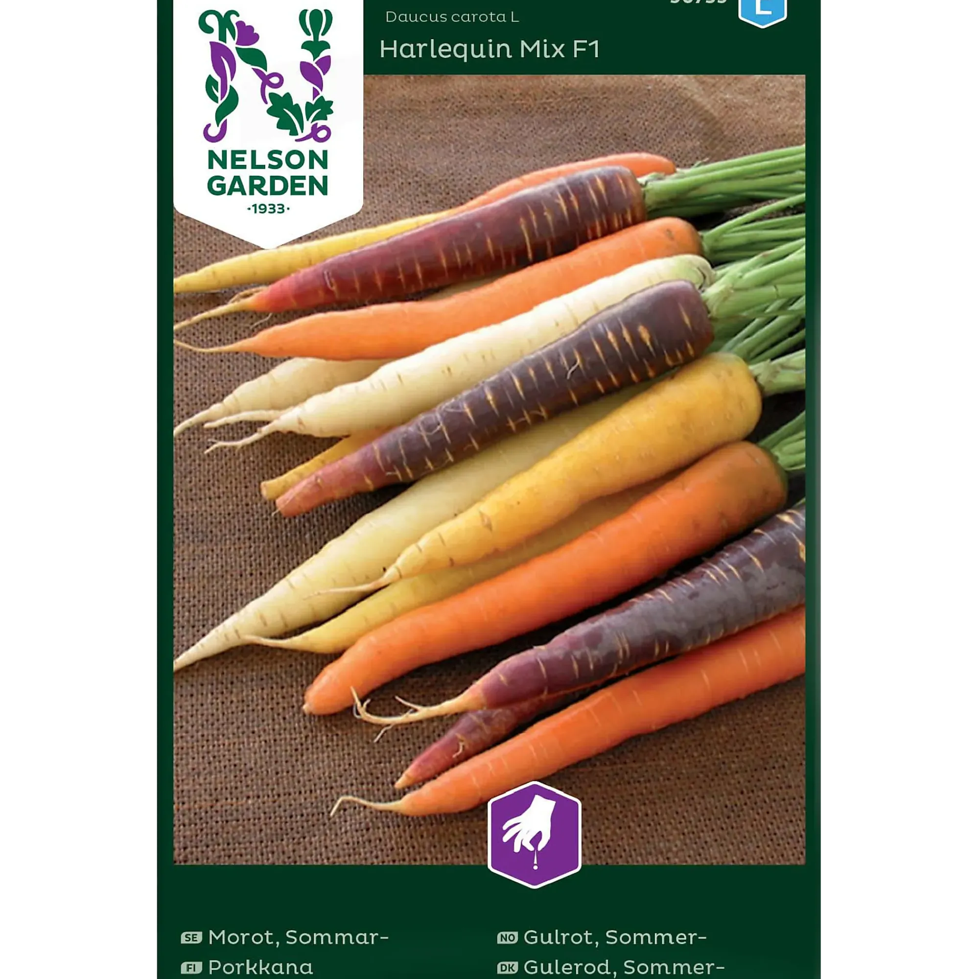 Porsjonsfrø gulrot sommer -H-Nelson garden Discount