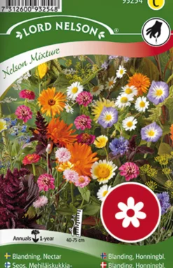 Porsjonsfrø honningblomster-Nelson garden Hot