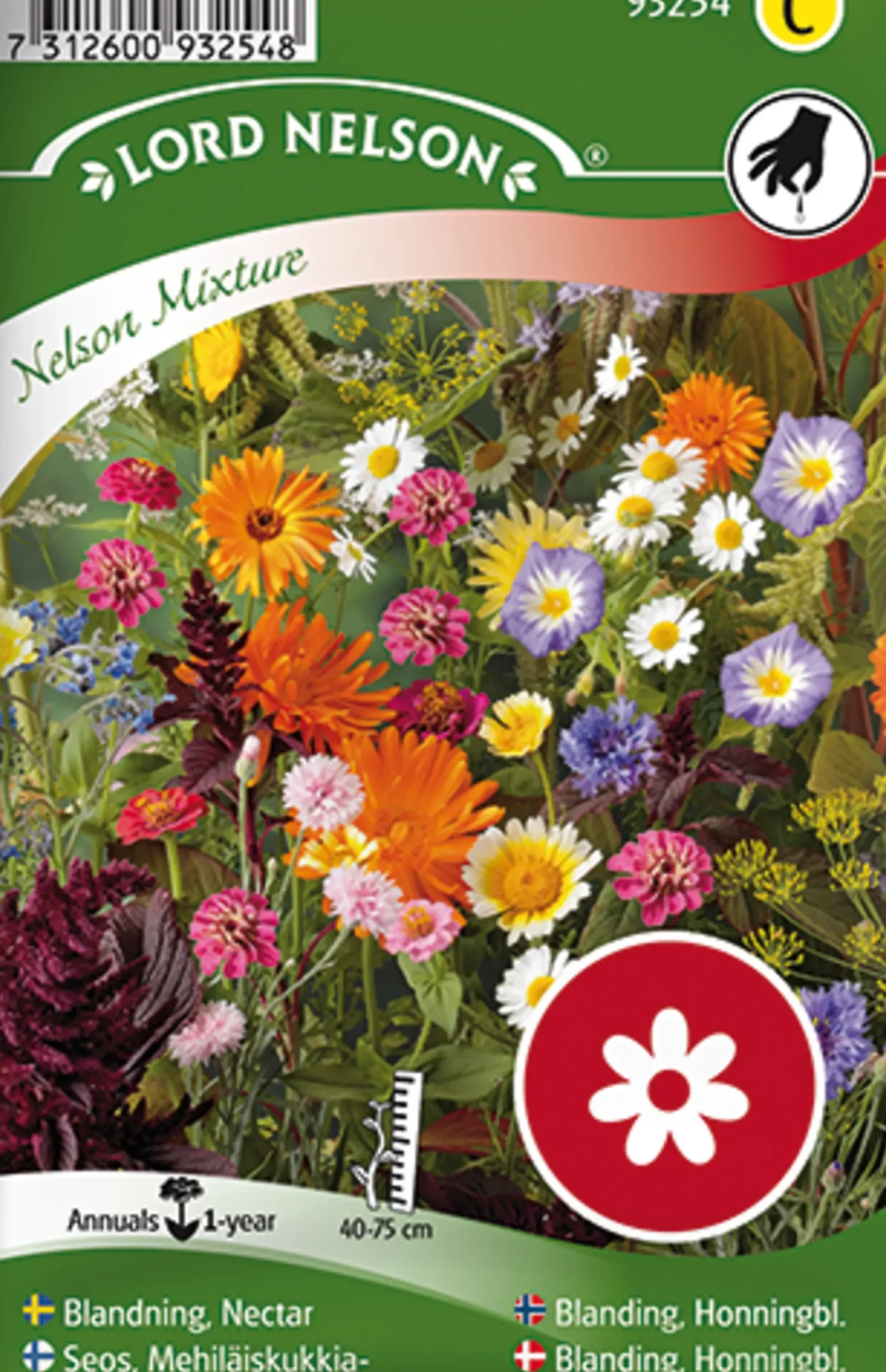 Porsjonsfrø honningblomster-Nelson garden Hot