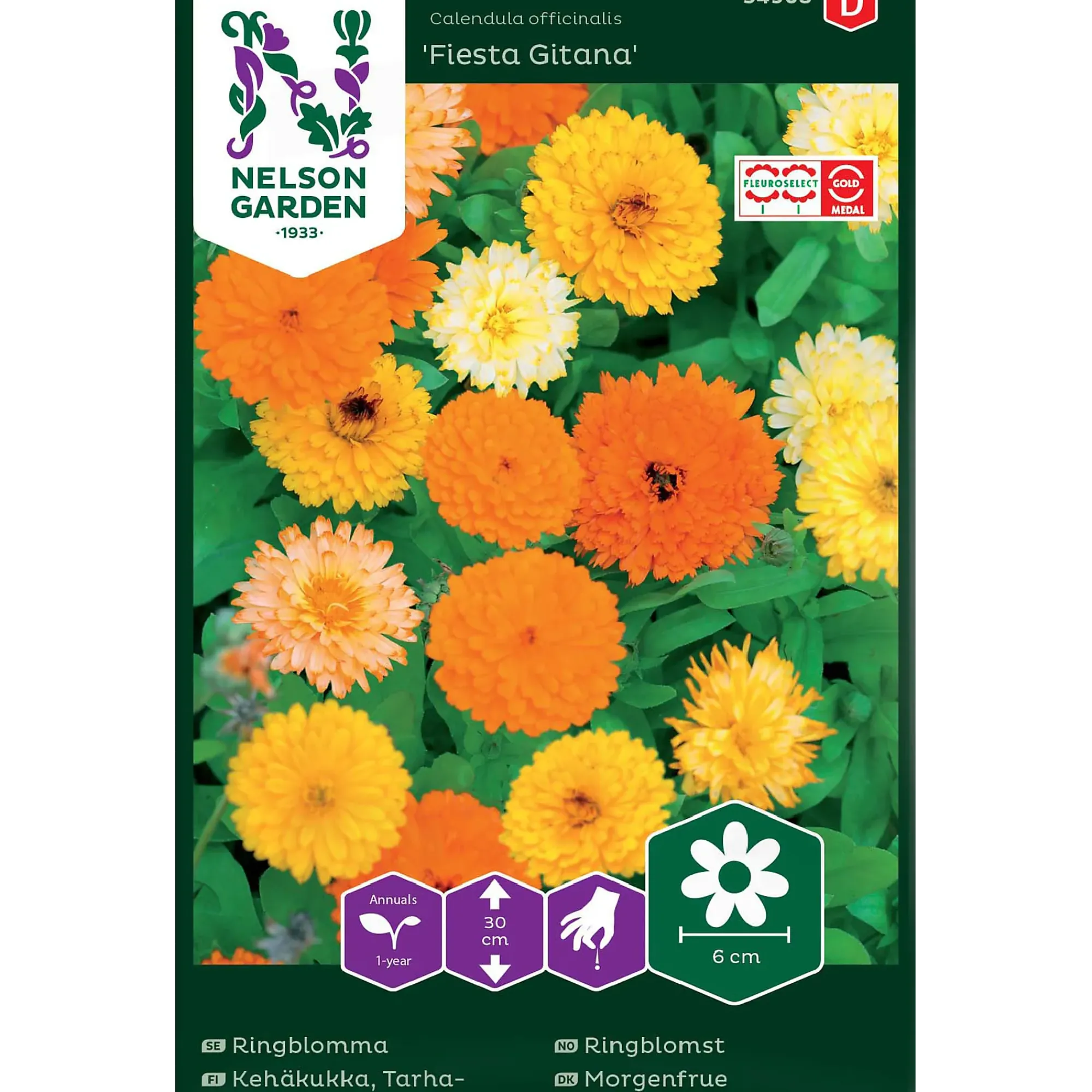 Porsjonsfrø ringblomst-Nelson garden Discount