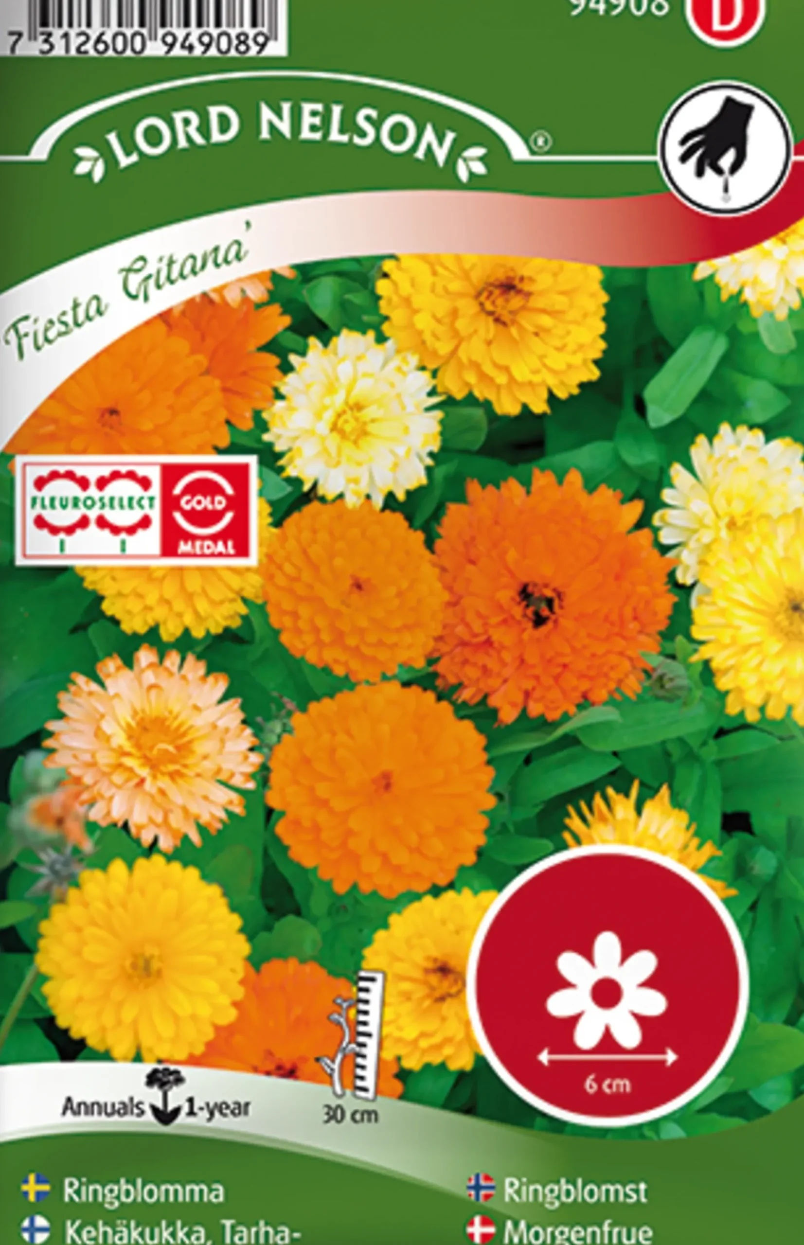Porsjonsfrø ringblomst-Nelson garden Discount