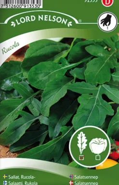 Porsjonsfrø salatsennep rucola-Nelson garden Hot