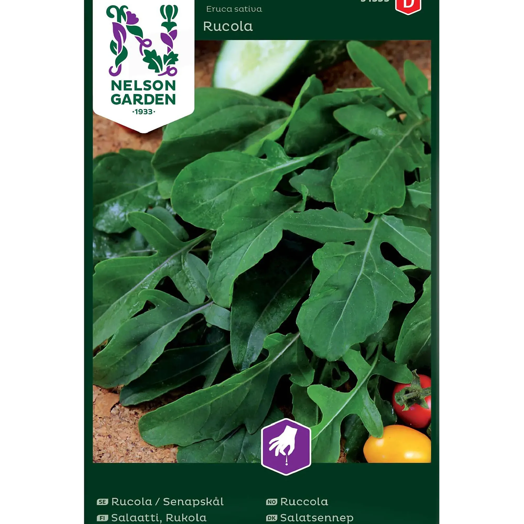 Porsjonsfrø salatsennep rucola-Nelson garden Hot