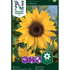 Porsjonsfrø solsikke kjempe- g-Nelson garden Discount