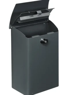 POSTKASSE RONDO 58 ANTRACITE LÅSBAR-Me Fa Hot