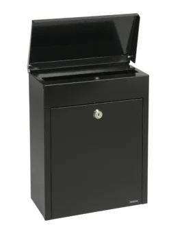 Postkasse 35 svart-Me Fa