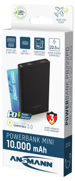 Powerbank 10000mah 22,5W-Ansmann Online