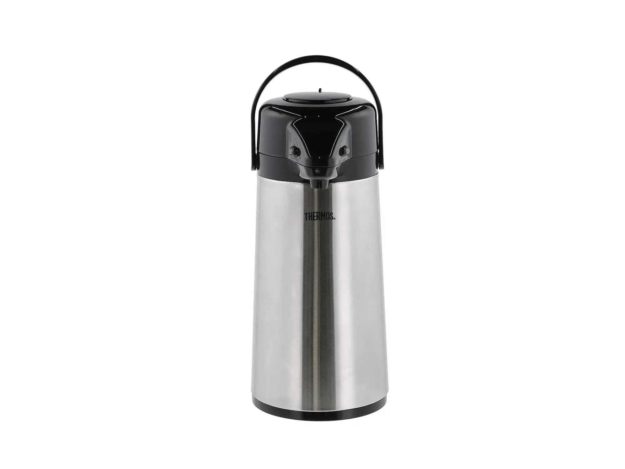 Pumpe/Termokanne Stål og Sort 1,9L-Thermos Outlet