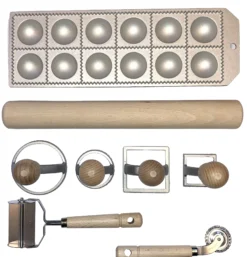 RAVIOLI OCH TORTELLINI SET.: 1 ST 12 HULIG RAVIOLIFORM I ALU-Eppicotispai