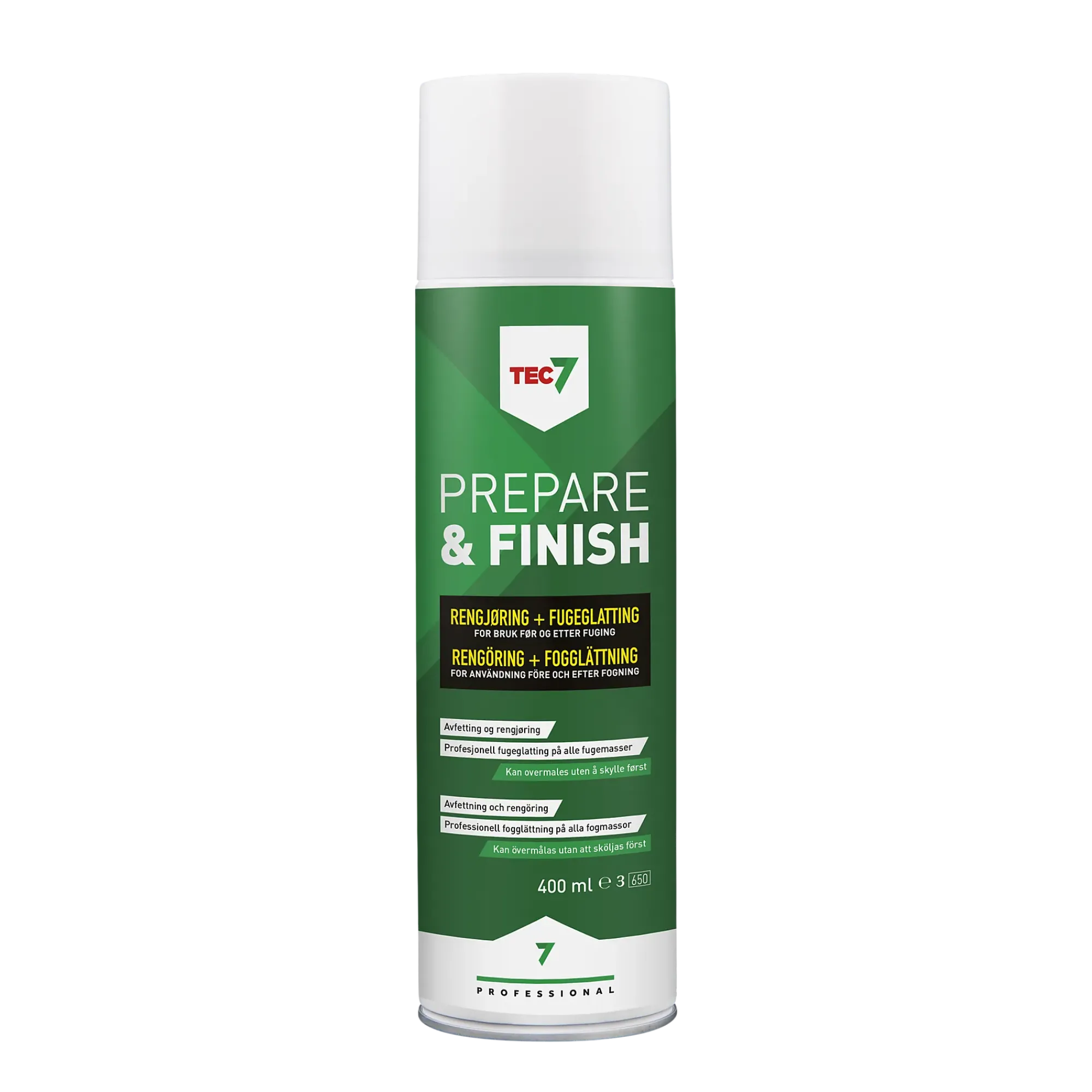 Rengjøring Prepare/Finish 400ml-Tec7 Outlet