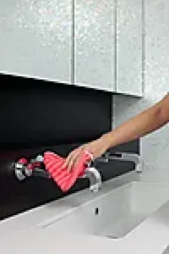 Rengjøringsklut med skrubb for bad 32x31cm-Smartmicrofiber Outlet