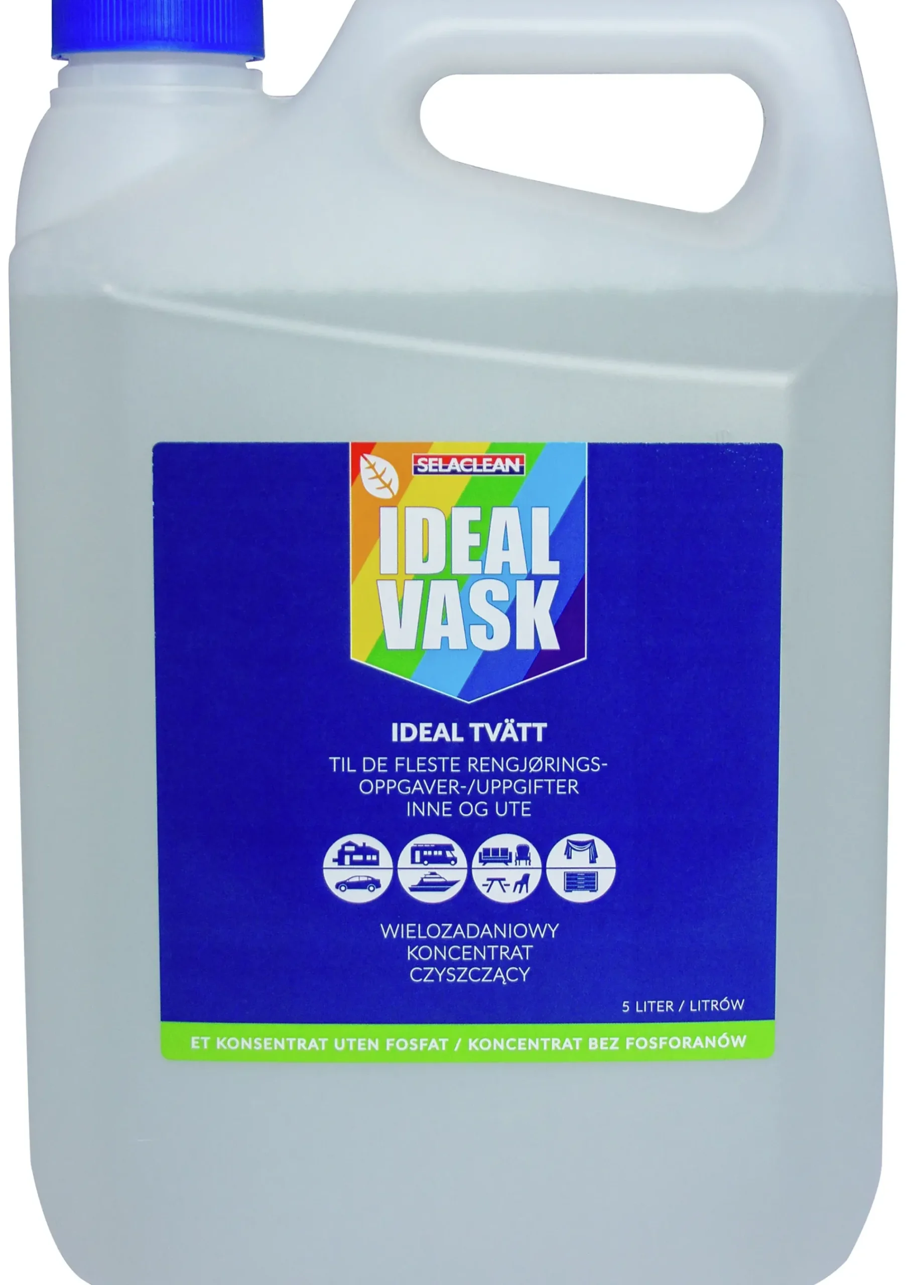Rengjøringsmiddel konsentrat Ideal vask 5L-Selaclean Online