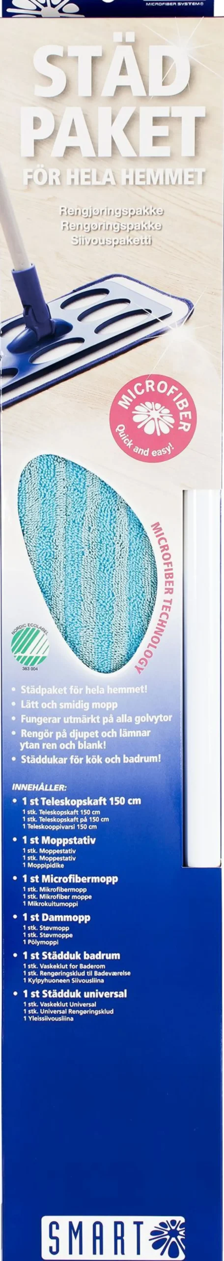 Rengjøringspakke 6deler-Smartmicrofiber Outlet