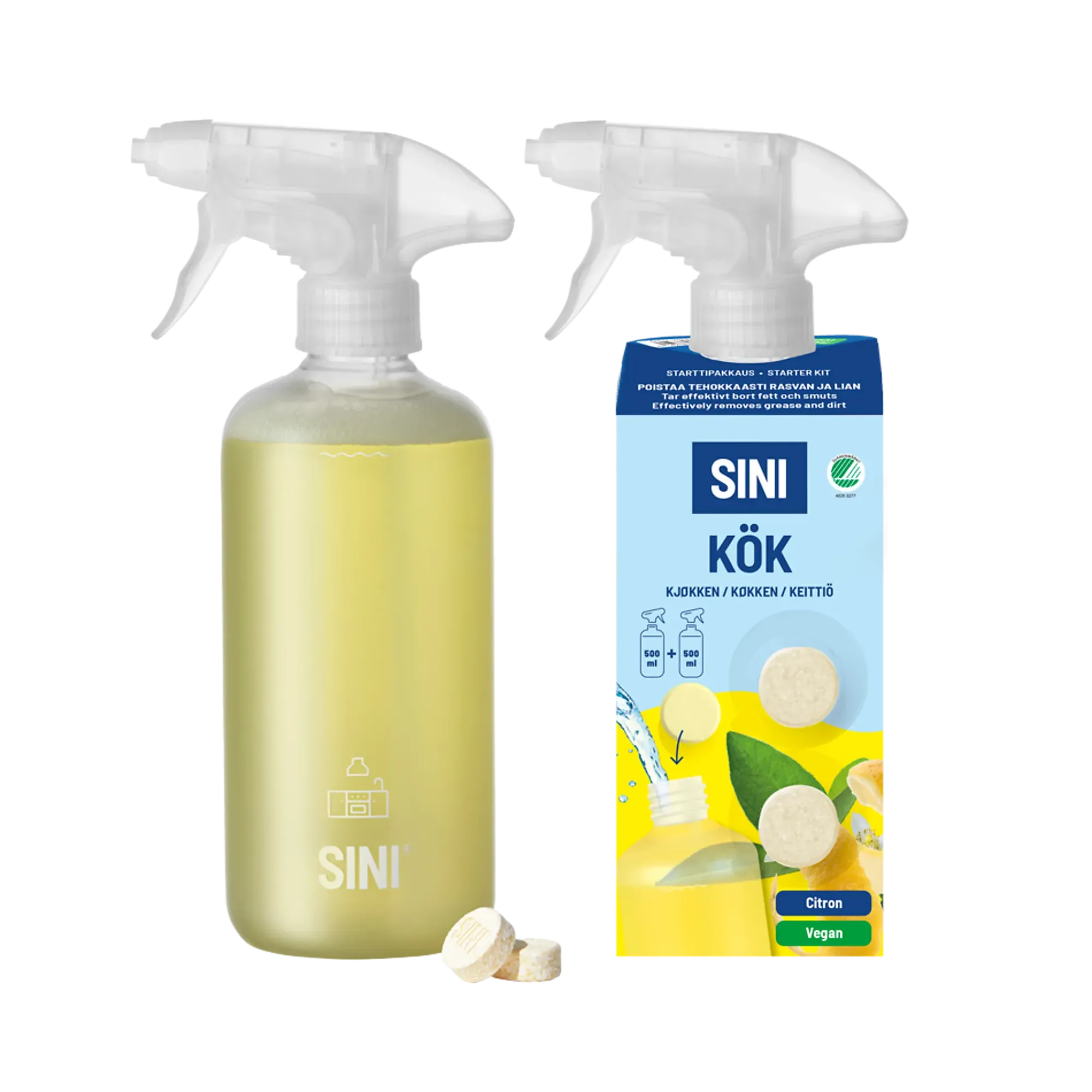 Rengjøringspray Kjøkken Start-Sini New