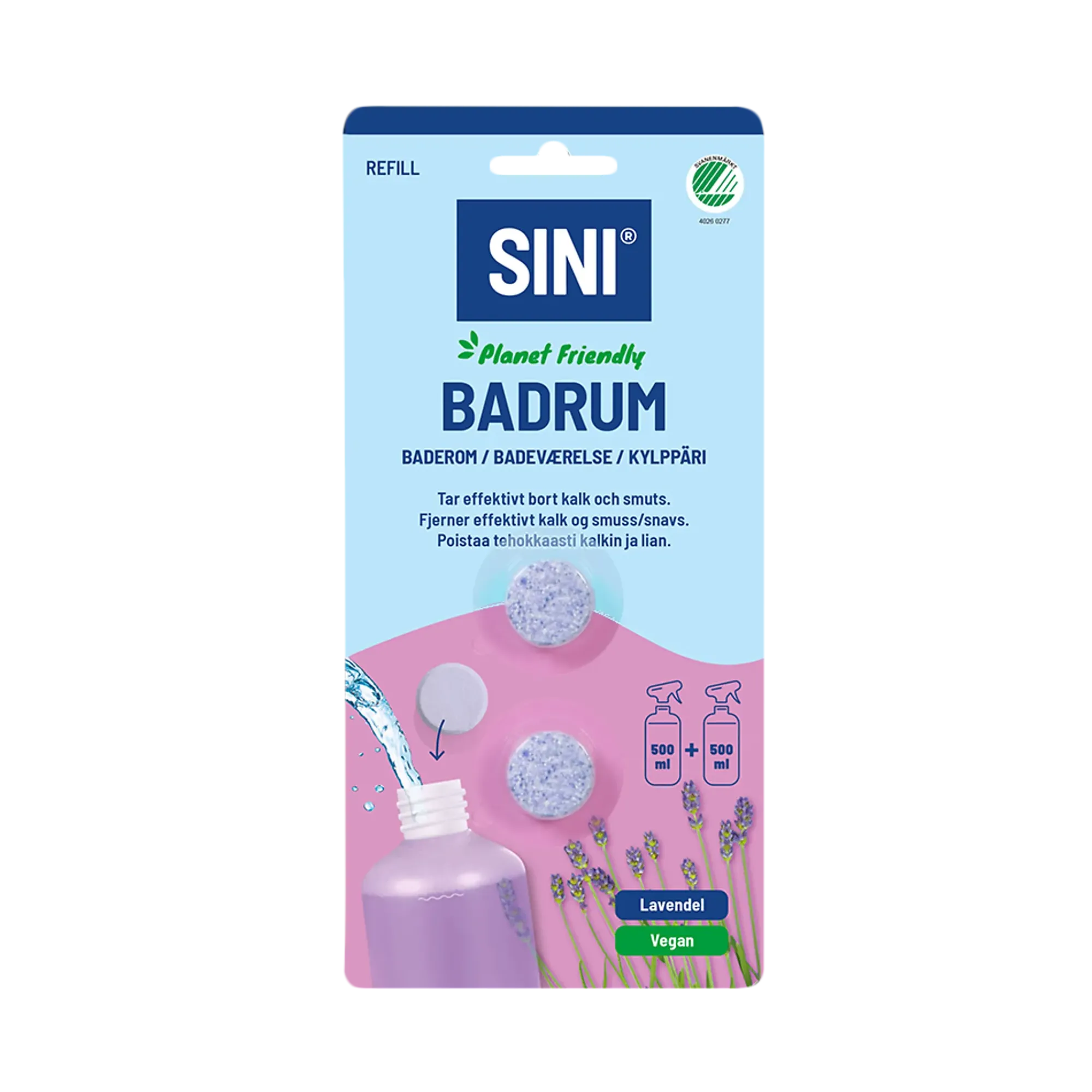 Rengjøringstablett bad 2stk-Sini Sale