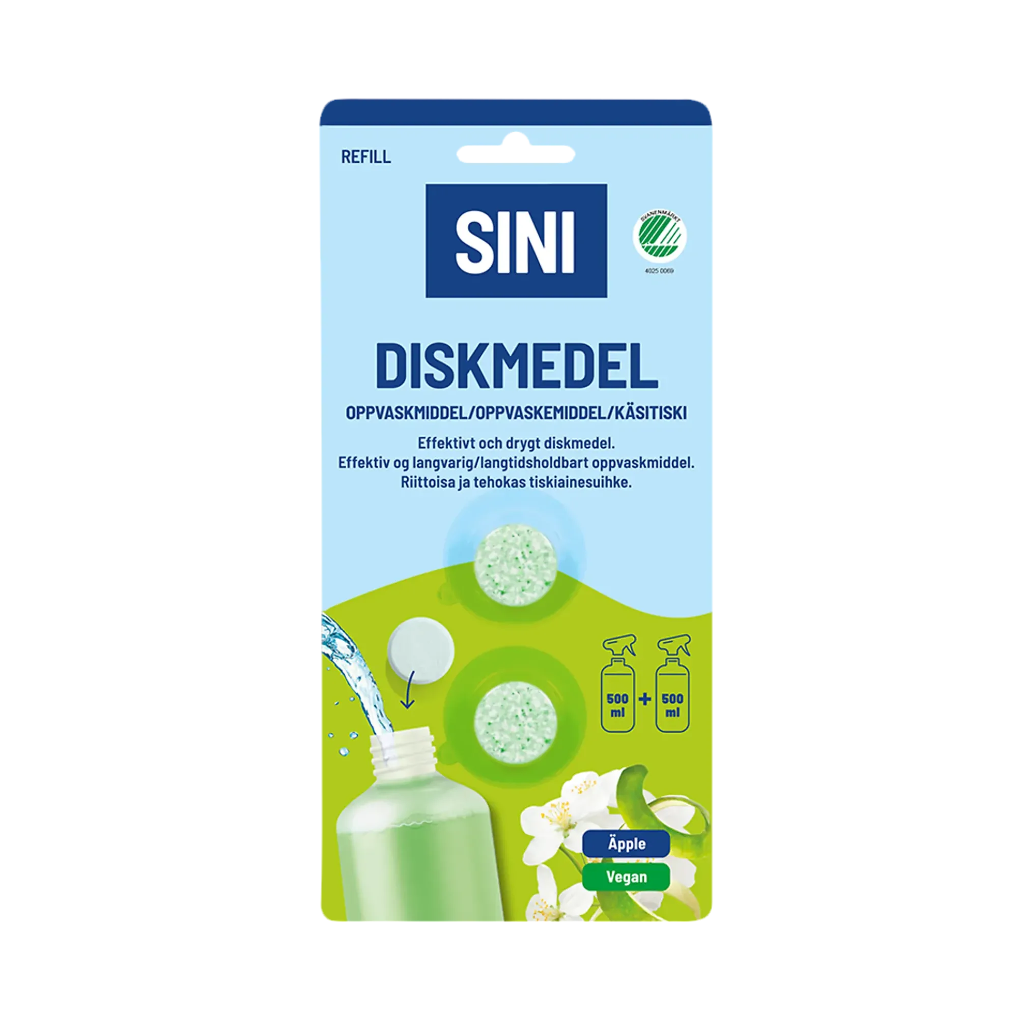 Rengjøringstablett oppvask 2stk-Sini Clearance