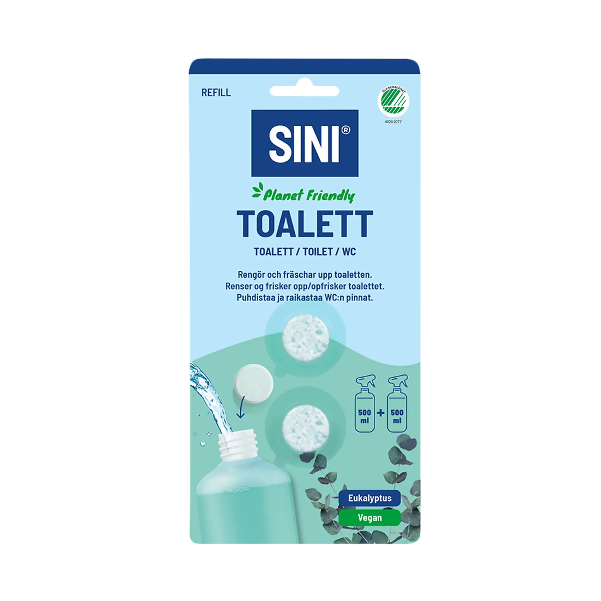 Rengjøringstablett WC 2stk-Sini