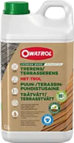RENGJØR OG LYSNER GRÅNET TREVERK 2,5L-Owatrol Discount