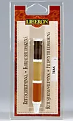 RETUSJERINGSPENN 1 X 3 MULTI LYS MEDIUM MØRK MAHOGNY-Liberon New