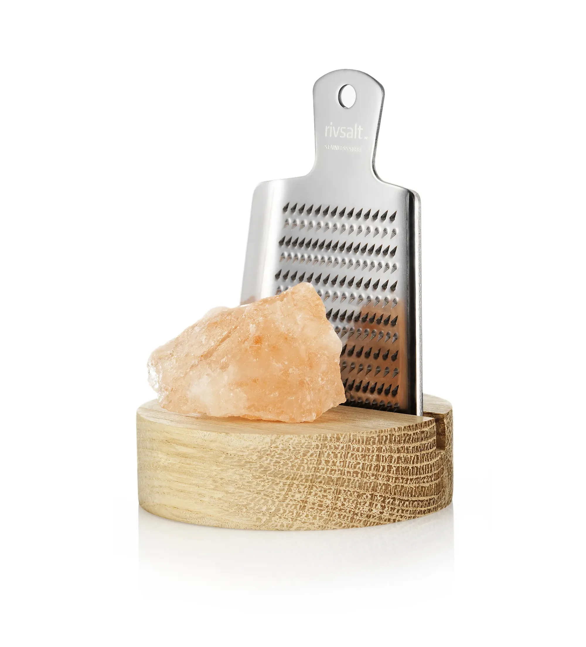 RIVJERN MED HOLDER OG HIMALAYA SALT 9CMX6,5CM-Rivsalt Hot