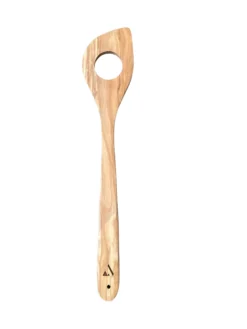 Røreskje med hull oliven 30cm-Varde Sale
