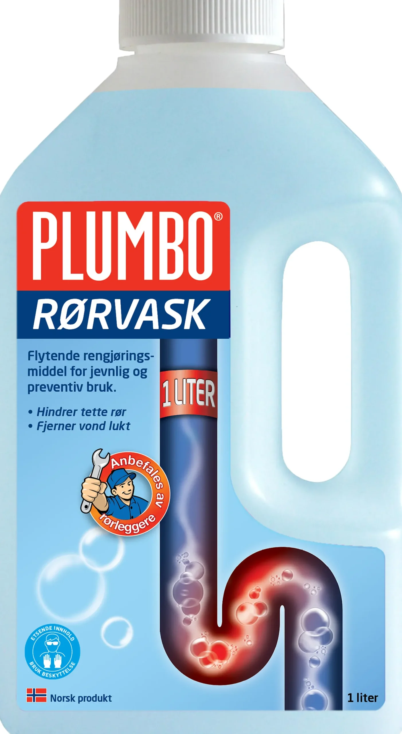 Rørvask Flytende Avløpsrens 1L-Plumbo