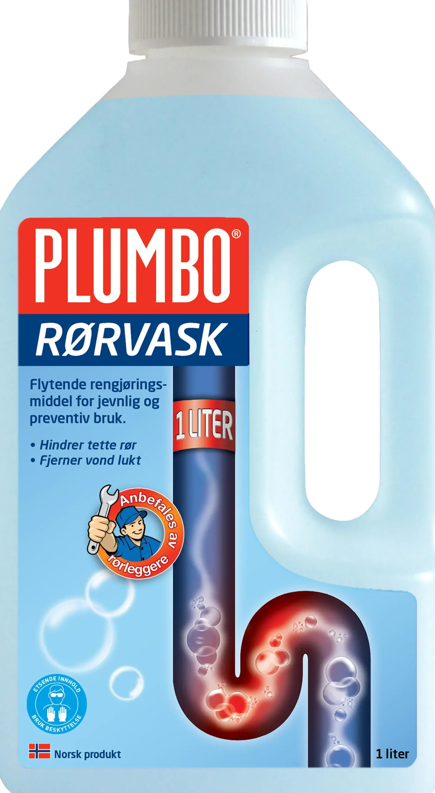 Rørvask Flytende Avløpsrens 1L-Plumbo