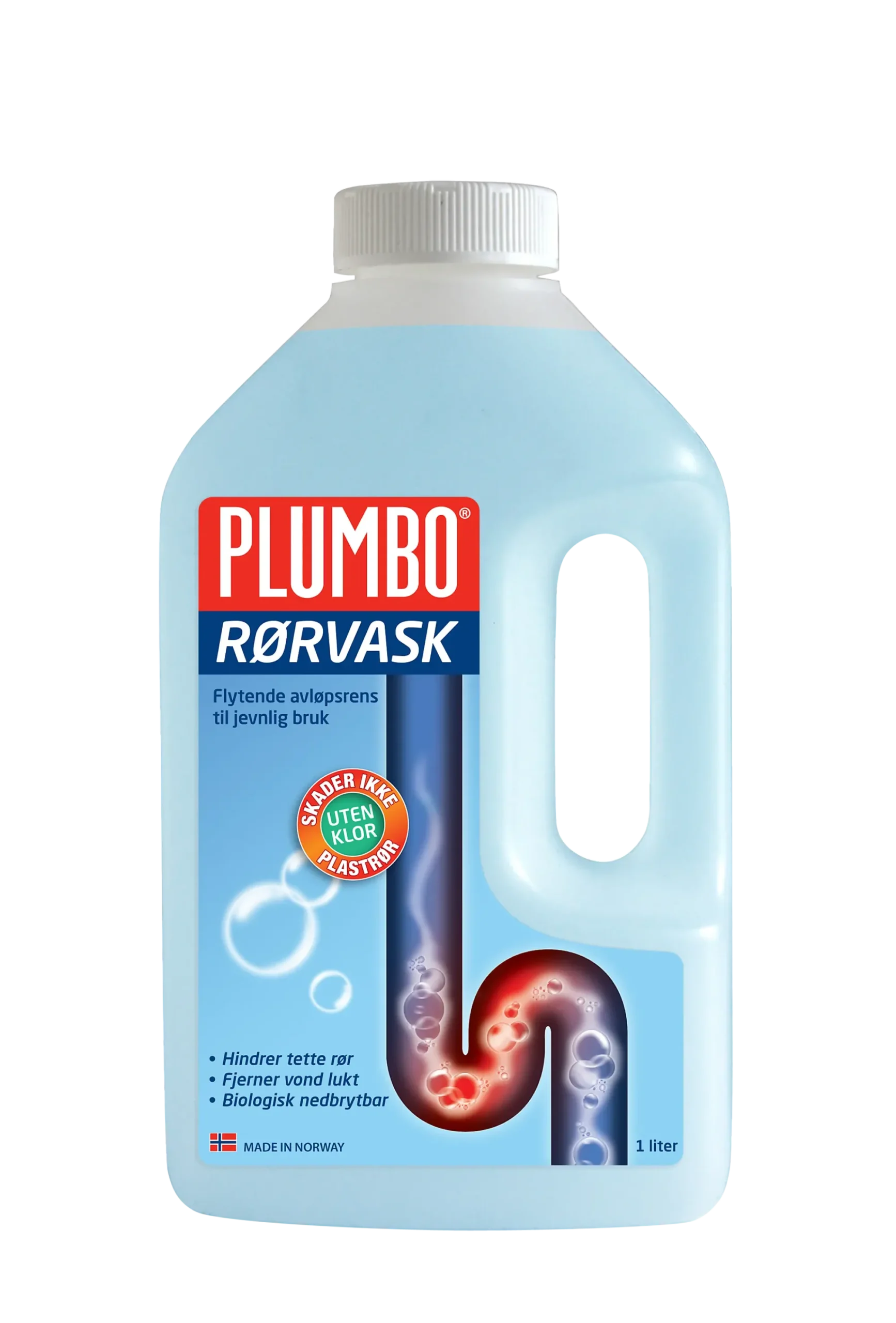 Rørvask Flytende Avløpsrens 1L-Plumbo